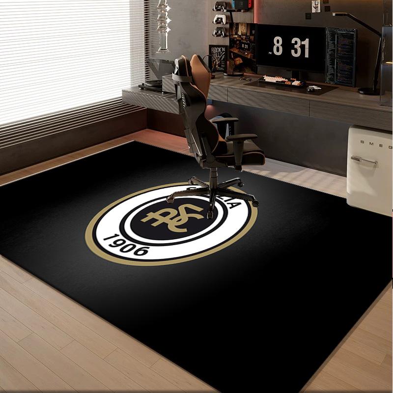 1PC rug Spezia Fc Crest Design Carpet, Chair Rug,Area Rug for Office Bedroom living rooms bedroom, Doormat decor Christmas fan gifts