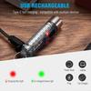 Mini LED Flashlight 10 Light Mode Self-Defense Tactical Keychain Flashtorch High Powerful Portable Outdoor Lighting