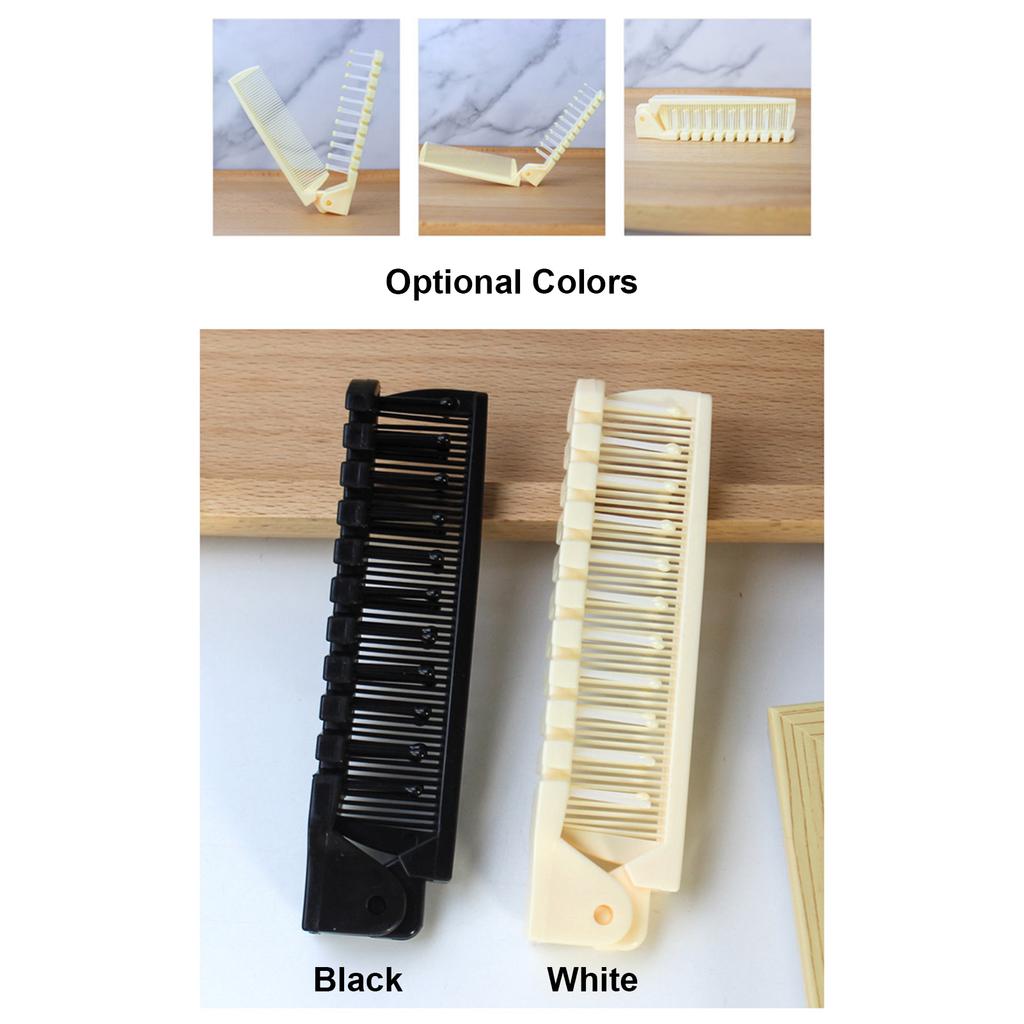 Складная щетка для волос, складная карманная расческа, портативный инструмент для путешествий, инструмент для укладки волос