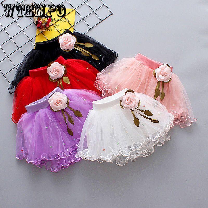 Baby Girl Summer Skirt Fluffy Skirt Short Skirt Girls' Mesh Skirt Children's Princess Skirt