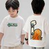 One Piece Cute Chibi Character Print Cotton TShirt Men Women Kids Family Clothes 2026 Summer ShortSleeve Casual Tee Tops