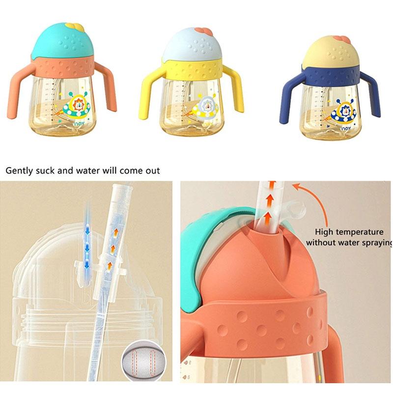 PP Антиколиковая детская бутылочка для кормления 300 мл Широкое горлышко Бутылочка для обучения питью молоко