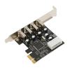 Концентратор карт расширения PCI E - USB, 4 порта USB2.0, поддержка горячего подключения, внутренний USB-концентратор для Windows 10, 8, 7