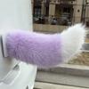 Cute Electric Wagging Plush Tail for Car  Remote Control Moving Fox Tail Decoration Universal for Scooter Motorcycle