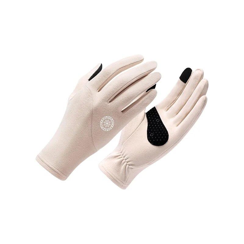 Women Warm Glove Winter Touch Screen Bicycle Gloves Outdoor Sports Fishing Driving Running Ski Glove Thermal Plush Mitten