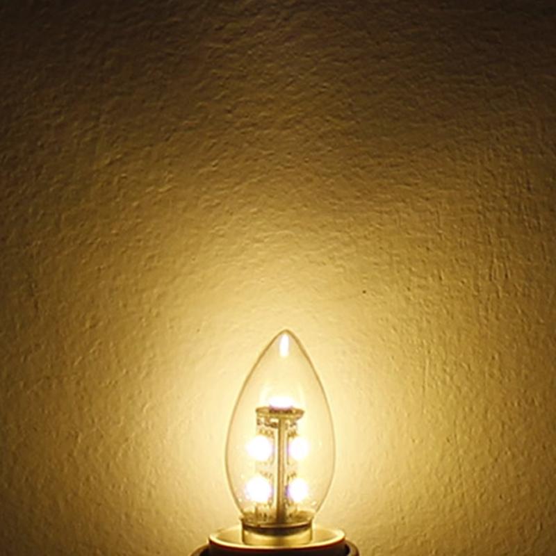 10X 3 Вт E14 C25 220 В Светодиодные лампы-свечи Ночной Декор бытовой техники Гостиная Лампа Энергоэффективный SMD5050 Домашняя комната 20 Вт/галоген