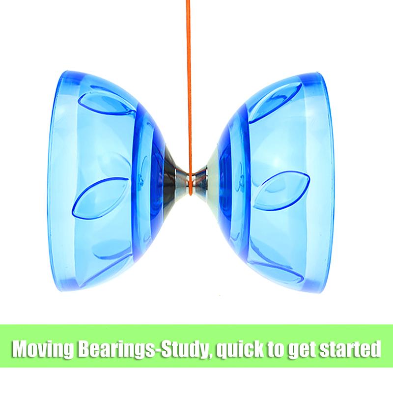 Двухголовочный диаболо, фитнес-игрушка, портативный, для уличной игры, диаболо, йо-йо, игра диаболо, игрушки для пожилых и детей, упражнение на ловкость