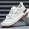 New Men's Shoes Summer Hollow Leather Breathable Crooked Clown Shoes Trend Versatile Casual White Shoes Men's Board Shoes
