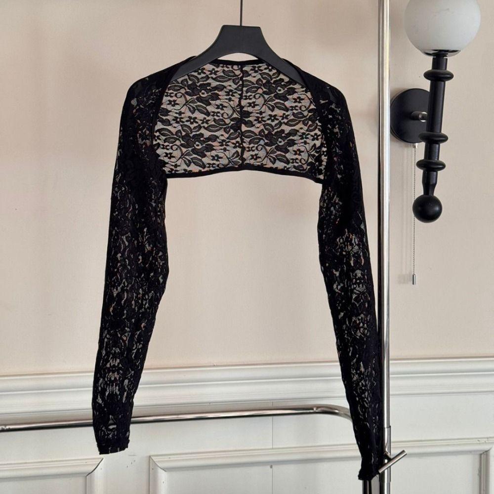 Lace Mesh One Shoulder Sleeves Ice Silk UV Protection Sleeves Casual Sleeves Cover Ups  Cycling