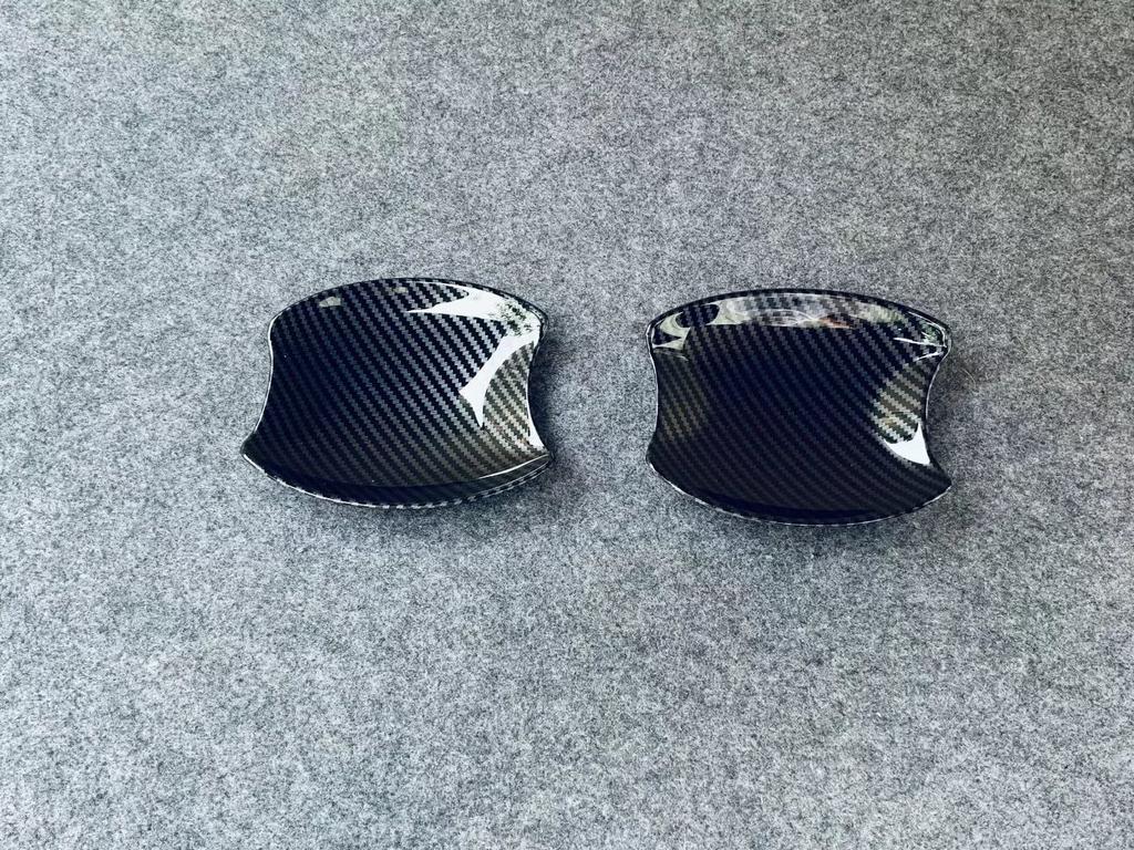 Fits the New Vezel 2nd Generation RV Series 2021 Onwards Door Outer Handle Cover Garnish Door Knob Bowl Panel Protector Bezel Frame Carbon [Just Fit]