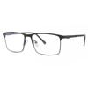 Full Rim Square Matte Black Blue Smartbuy Collection Spence 909a Fashion Men Eyeglasses