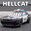 Масштаб 1:32 Hellcat Полицейская машина Charger Challenger Модель 1970 Игрушка Сплав Литье под давлением Оттяжка Звук Свет Машина Для Мальчиков Подарки