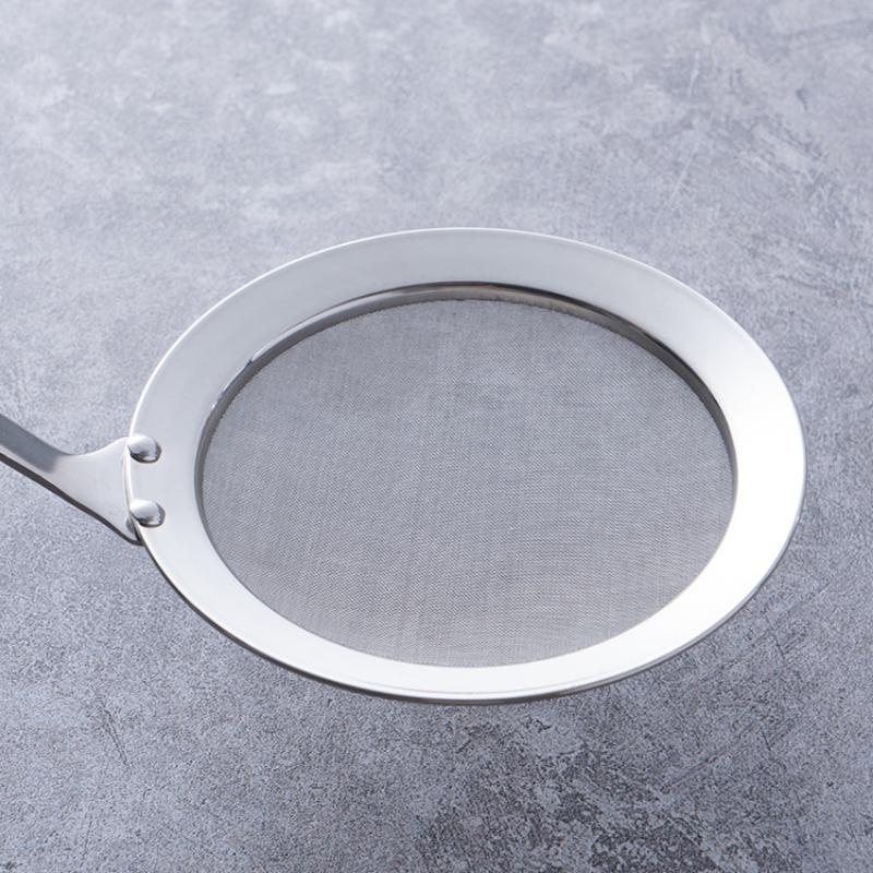 HANYANG 304 Широкая боковая круглая стальная ручка ситечко для утечки из нержавеющей стали Кухонные принадлежности Посуда Воронка Воронка Горячий горшок для супа