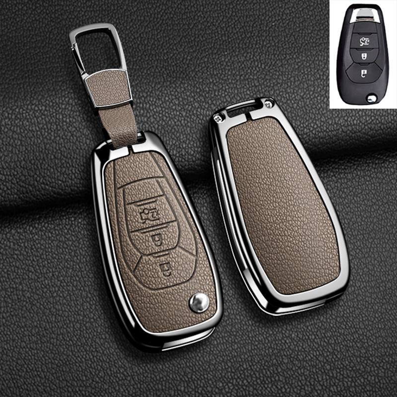 Suitable Zinc Alloy Car Key Case Cover Shell For Chevrolet Aveo Cruze 2014 2015 2016 2017 2018 2019 2020 Keychain Accessories