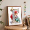 Disney DIY Oil Painting Kits Little Mermaid E Letter Hand Painting Home Decor Craft Gift Ideas Art Collection Unique Wall Room Decor