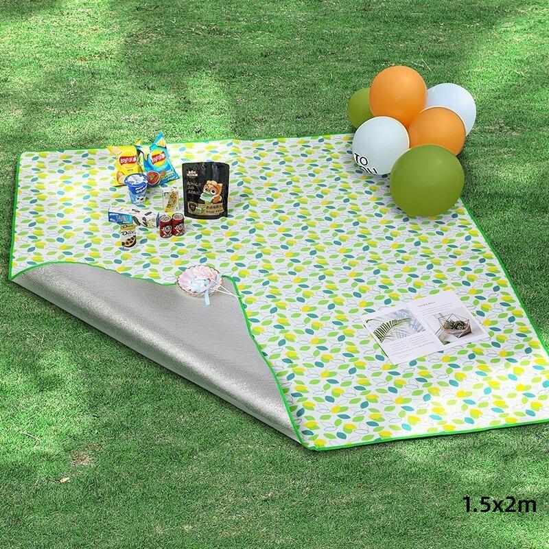 Портативный туристический коврик для пикника, влагозащитный коврик, складной, для кемпинга, весенней прогулки, водонепроницаемый, для пляжа, путешествий, палатка, пикник, семейная вечеринка