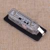 License Plate Number Light Lamp ABS 12V Fit For Benz Smart Fortwo Coupe Convertible W450 W451 2007