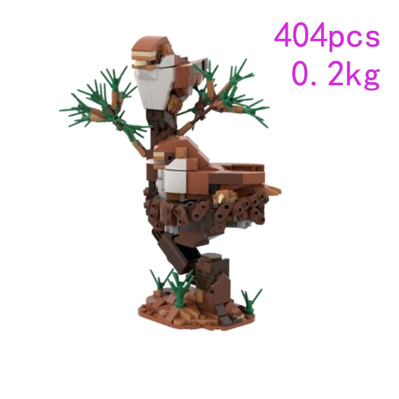 32 Spot MOC-174477 183592 209245 175055 179224 Bird Small Particle Assembly Building Blocks Educational Toy Model Gift Set Ornam