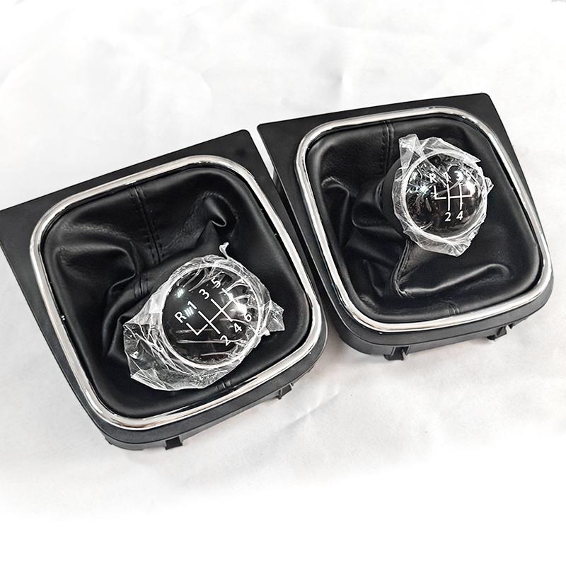 Ручка переключения передач 5/6 скоростей с кожаным чехлом для багажника для Volkswagen VW Golf 5 V 6 VI MK5 MK6 Jetta 2005-2014 Car Stying