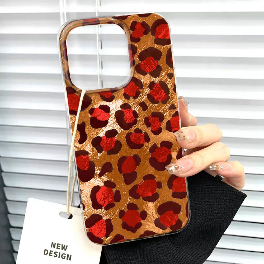 Korean Fashion Pink Leopard Print Phone Case for Honor 400 200 90 Smart Pro Magic7 70 Lite X9a X9c X9b X8b X8a X8c X7c X7b Cover