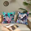 Cute H-Hatsune Ponytail M-Miku Pillow Cushion Cover Pillowcase Living Room Sofa Home Decor Customized