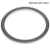 Kijima BM-08711 Drain Washer, Imported Vehicles, BMW M20 P20.5 x P24 x t1.5, Aluminum, OEM Compatible with OEM: 07119963340
