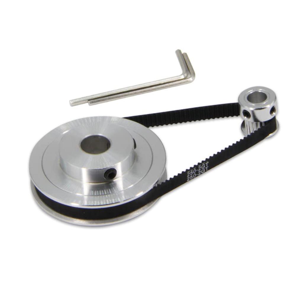 Синхронное колесо 20 и 80 зубьев, ремень 250 мм, высокое качество