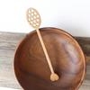 Cooking Home Drizzler Wooden Long Handle Saver Spoon Honey Dipper Stirrer Mixing Stick