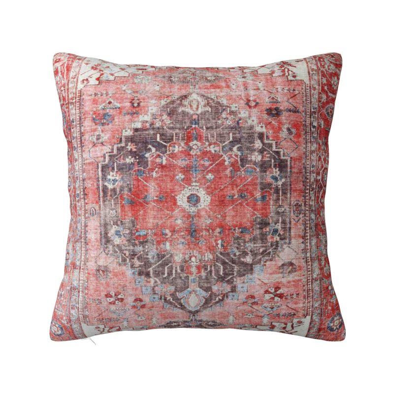 Pink Oriental Traditional Moroccan Style Luxury Pillow Cover Decoration Bohemian Ethnic Floral Car Cushion