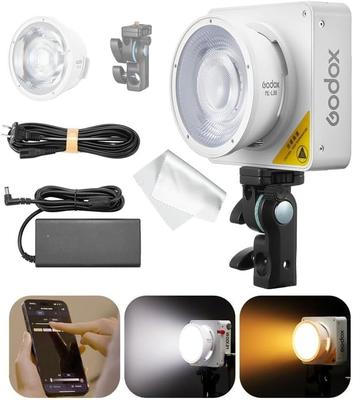 GODOX ML100Bi 100 Вт Максимальная выходная мощность Портативный светодиодный видеосвет Двухцветный COB TLCI CRI Непрерывный 11 световых эффектов для прямого эфира и учебного света, Цвет, 2800-6500K