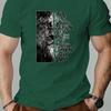 Unisexs Lion Graphic Oneck Tshirt Casual Summer Short Sleeve Cotton Tee With Motivational Quote