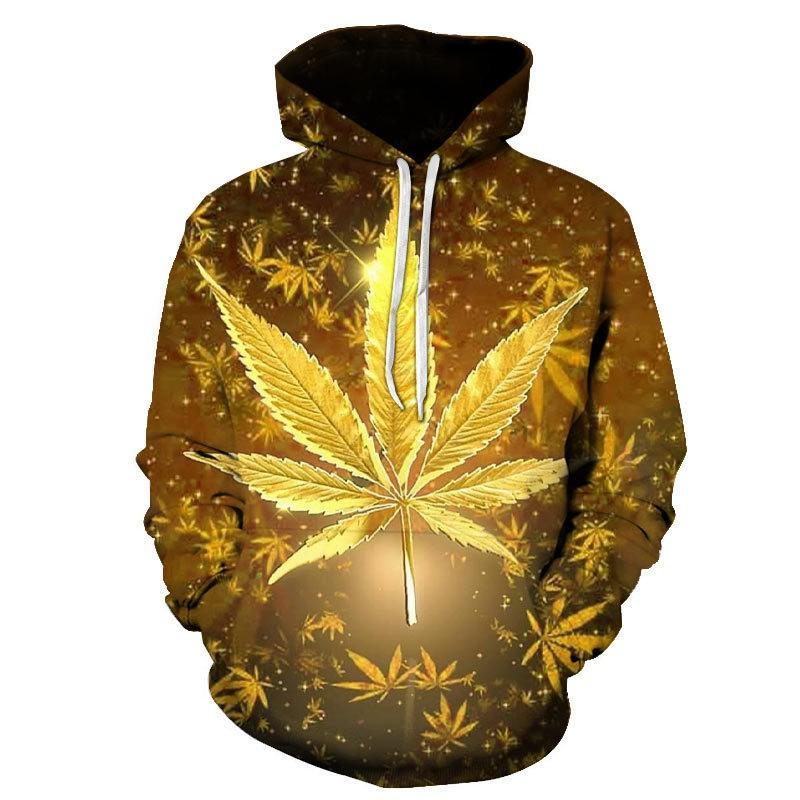 Mens 3D Printed Hooded Sweatshirt Fall Casual Loose Fit Pullover Teens Young Adults