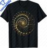 Fibonacci Golden Ratio Circle T Shirt  Streetwear Gifts for Men Personalized T-shirt Summer Tops