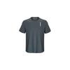 UA Coolswitch Solid Color Loose Fit Short Sleeve Drop Shoulder T-Shirt Men Tops Peach Gray 1370362-012