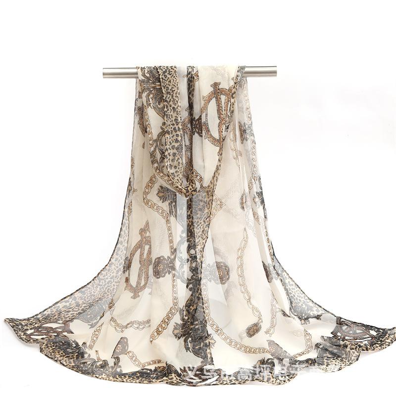 Spring/Summer New Women'S Silk Scarf 45 * 150cm Simulated Silk Twill Square Scarf Fashion Printed Large Square Scarf Professional Scarf