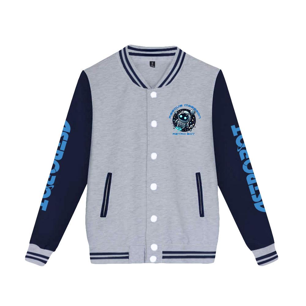 Унисекс-мода для поклонников Astro Bot Печатная бейсбольная толстовка для женщин и мужчин Куртки для активного отдыха