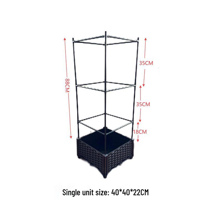 Garden Trellis Planter with Wheels