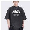 Rapper Retro Rock Arctic Monkeys Music Album Graphic Oversized Ins Mens T-shirt Casual Vintage Washed Cotton