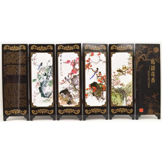 Экран ремесла отличный гладкий край деревянный благословение долговечность узор дизайн лак домашний декор