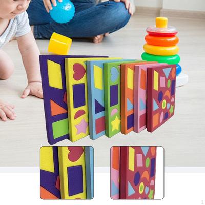 7 Штук Форма Puzzle Распознавание Пена Ранние Образовательные Игрушки Геометрические для