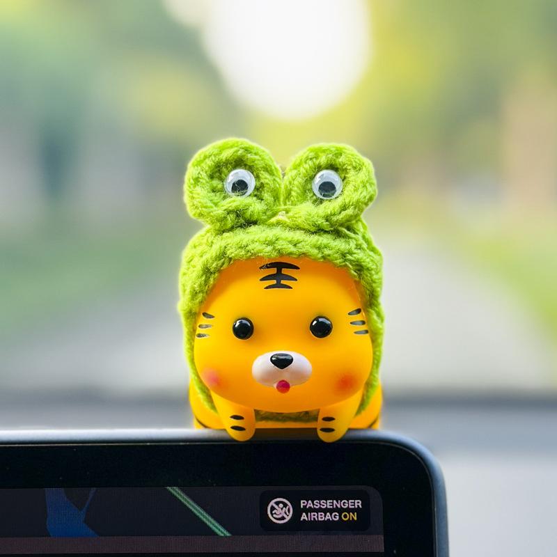 Кавайные лягушки из смолы ручной работы, зеленая мультяшная лягушка, фигурки животных, украшение для аквариума/цветочного горшка, украшения для дома