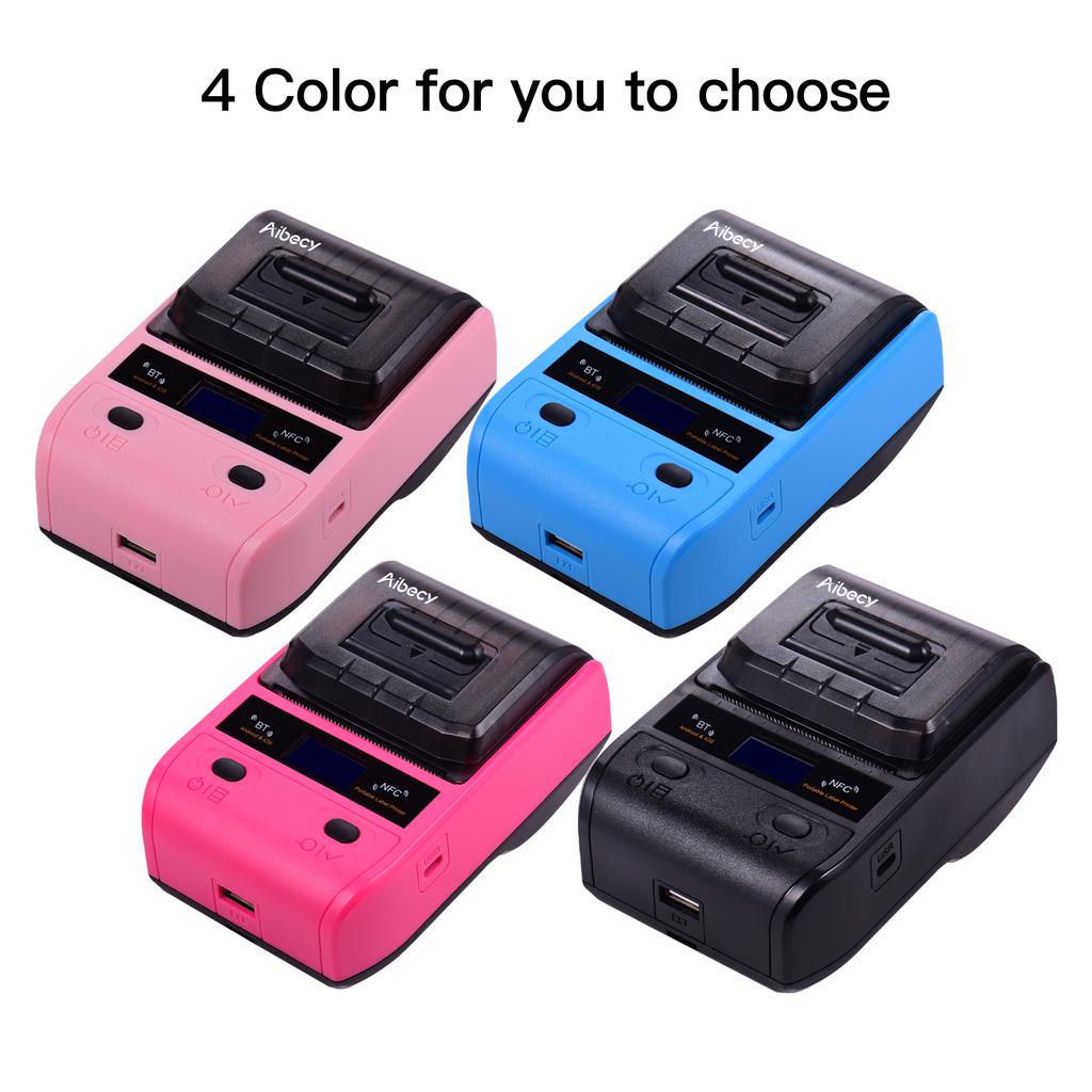 Aibecy DP23 58 мм Портативный термопринтер Беспроводная доставка Экспресс-принтер для доставки посылка