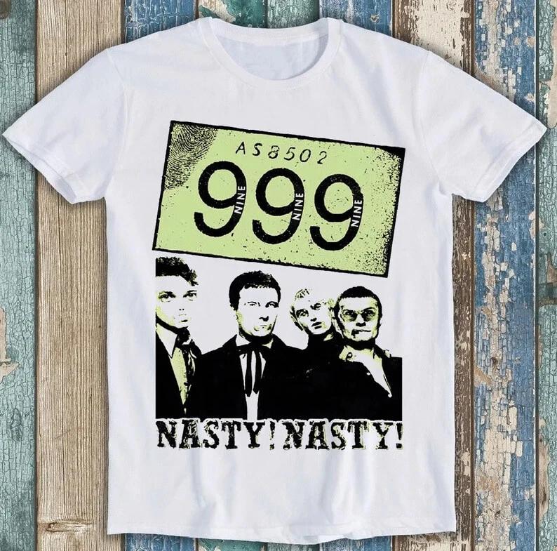 Злой Злой 999 Панк Рок Дизайн Музыка Смешной Подарок Футболка T Shirt M1550