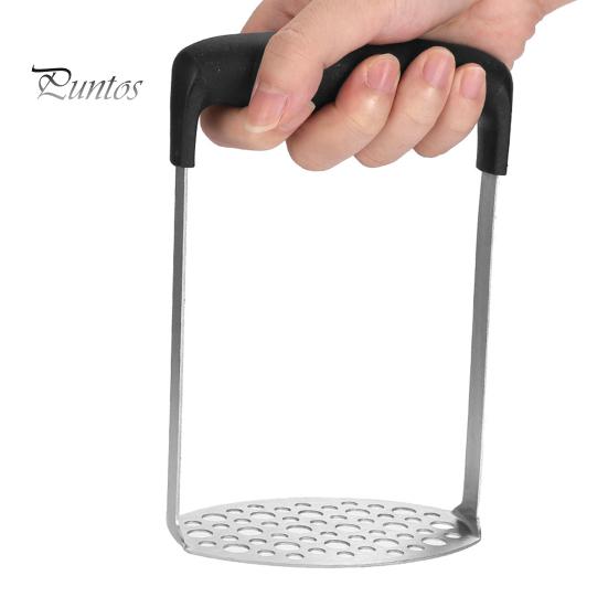 Машинка для картофеля с эргономичной ручкой, портативная портативная машина для измельчения овощей и фруктов, кухонный инструмент из нержавеющей стали