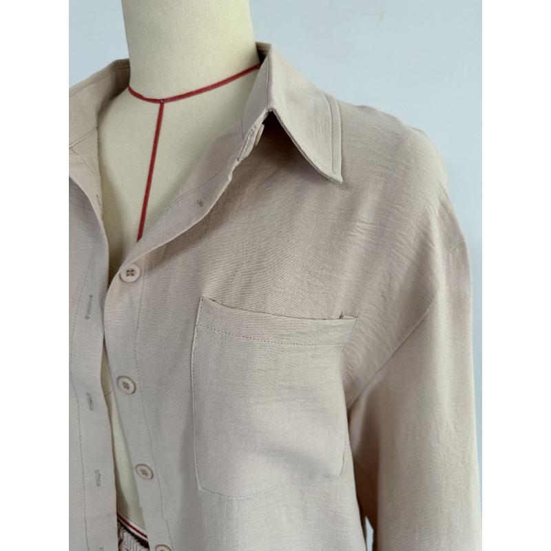 Женская весенняя повседневная свободная рубашка больших размеров, укороченные брюки, брюки «Арлекин», комплект из двух предметов