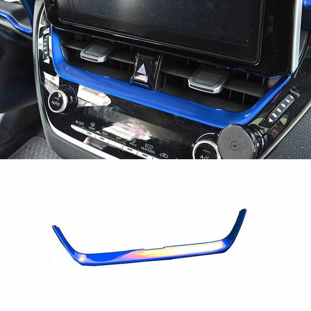 Fit For Toyota Corolla 2019-2023 Bright Blue Middle Air Outlet Vent Frame Trim