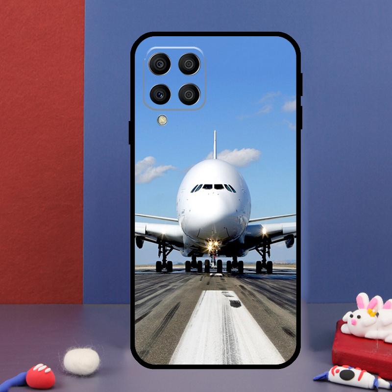Чехол для телефона Samsung Galaxy M15 M55 M33 M13 M23 M53 M31 M51 M14 M34 M54 M20 M30s M52 M32 Самолет Летать Путешествие