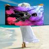 Japanese artist Koyoharu Gotouge's Demon Slayer beach towel, outdoor camping vacation swimming beach towel, outdoor absorbent bath towel blanket K11