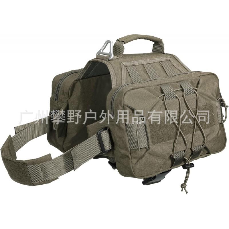 Dog Vest Harness Medium Large Breeds Outdoor Waterproof Nylon Pet Clothing Set Black Gray Khaki