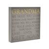 Thoughts of You Memorial Square Plaque - Grandma